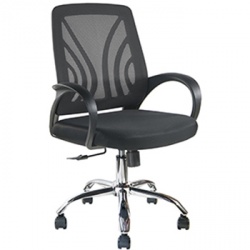 Операторское кресло «Riva Chair 8099E Черная сетка»